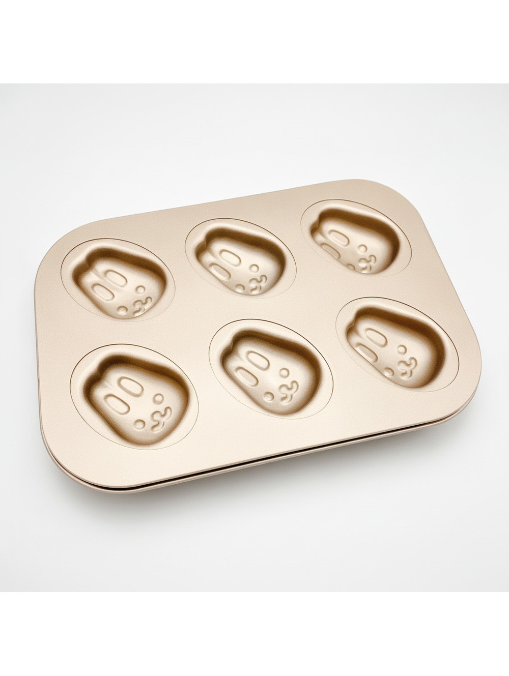 Mini Bunny Cake Pan Cute Little Easter Rabbit Cupcake Cake Mold, 6 Hold, New